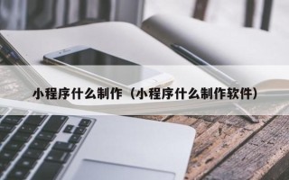 醴陵小程序什么制作（小程序什么制作软件）